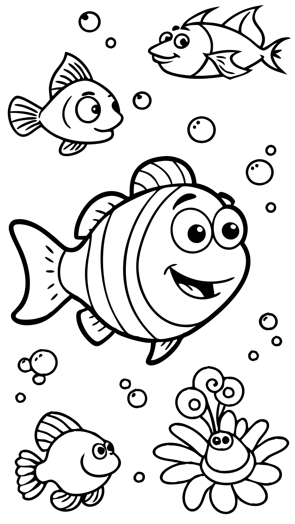 Trouver des coloriages imprimables Nemo